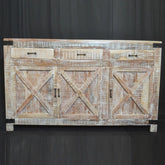 Metal Factory Sideboard White 150Cm